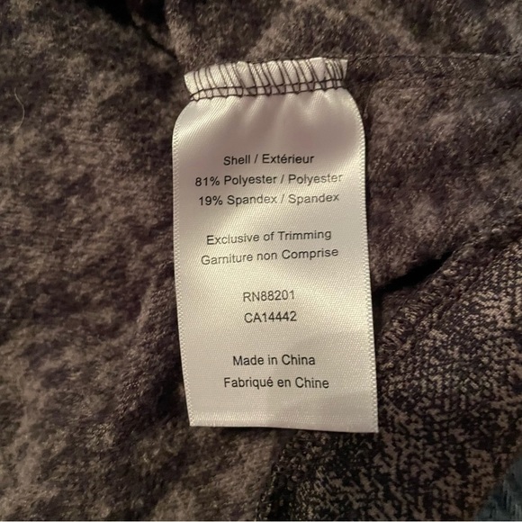 Mondetta Women’s Pullover Fleece Cowl Neck Crop Shirt  Sweatshirt size Large - Picture 9 of 9